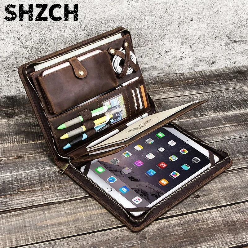 Tablet Tech Accessories - Tas Penyimpanan Tablet Kulit untuk Apple