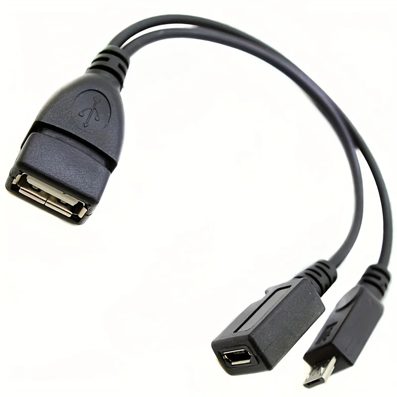 Tablet Tech Accessories - Adaptor Splitter USB OTG 2-in-1 ke