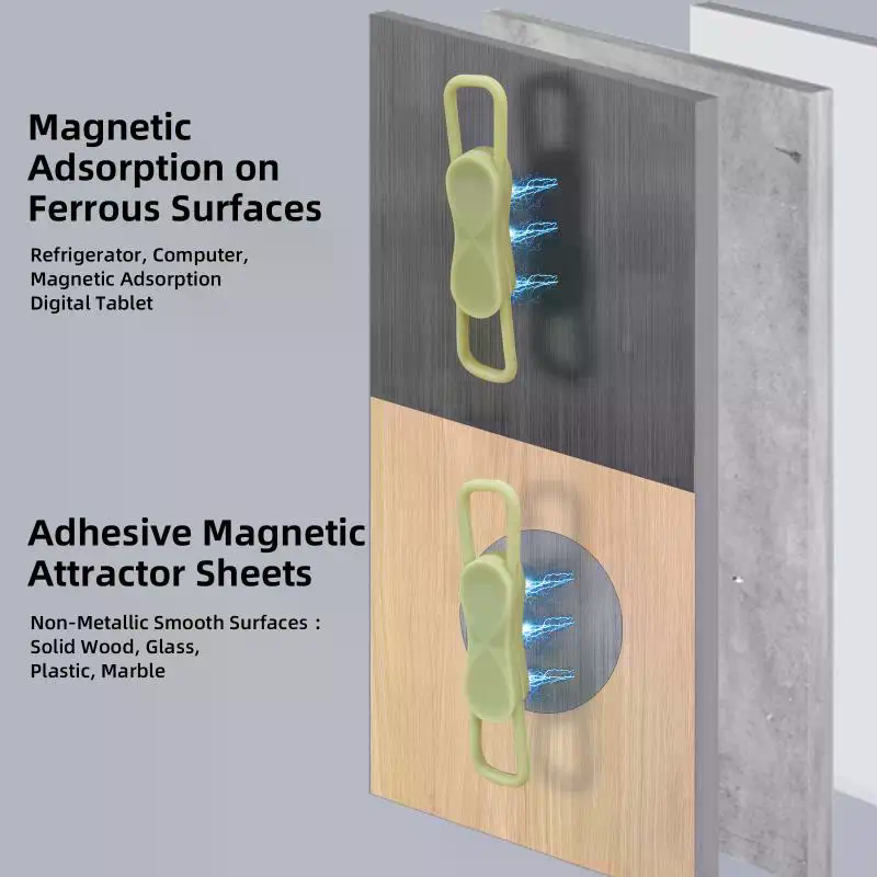 Pen Tablet Accessories - Penyangga Pena Silikon Multifungsi Magnetik yang