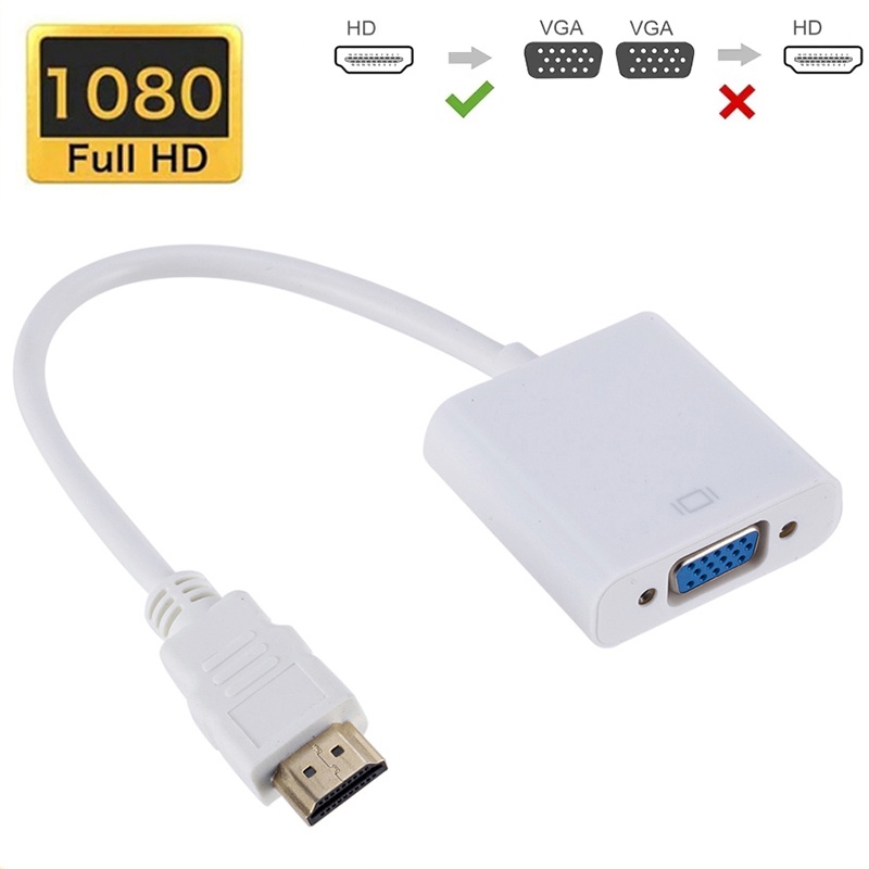 Tablet Lap Desk - Adaptor HDMI ke VGA 1080P, Konverter