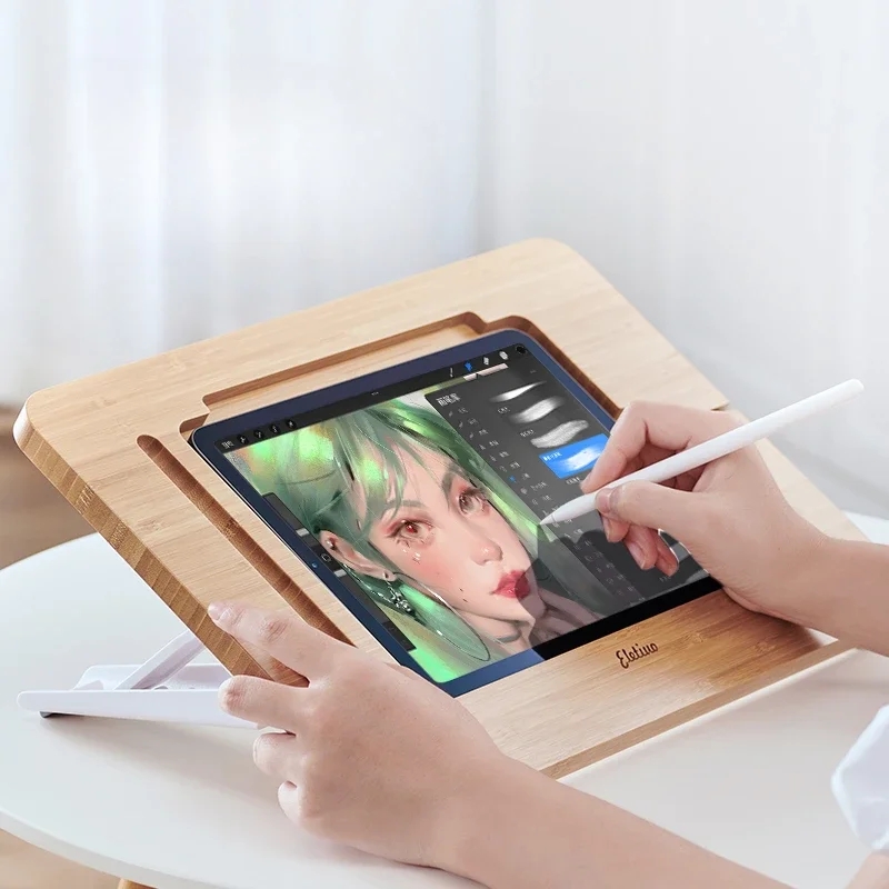 Tablet Drawing Accessories - Braket Lukisan Tablet Desktop Kayu Lukisan