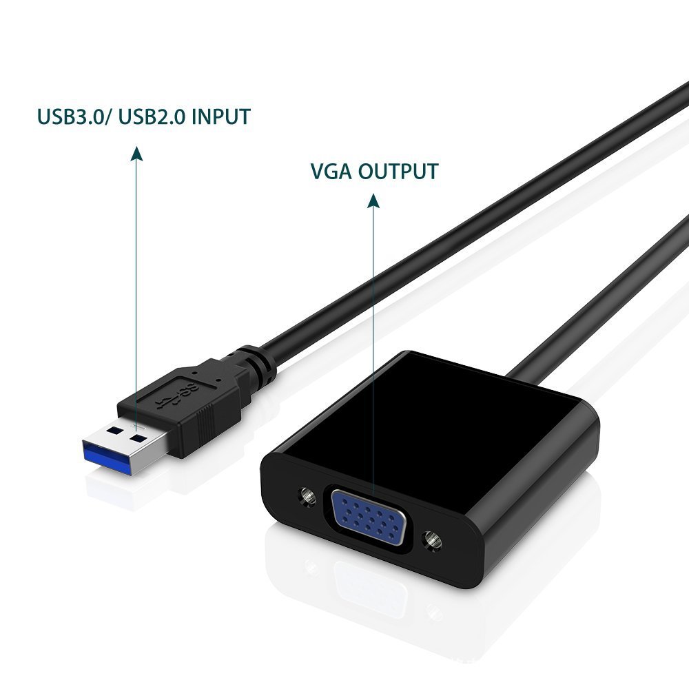 Adaptor USB 3.0 Ke VGA Multi-D - Tablet Lap Desk ulasan dan harga