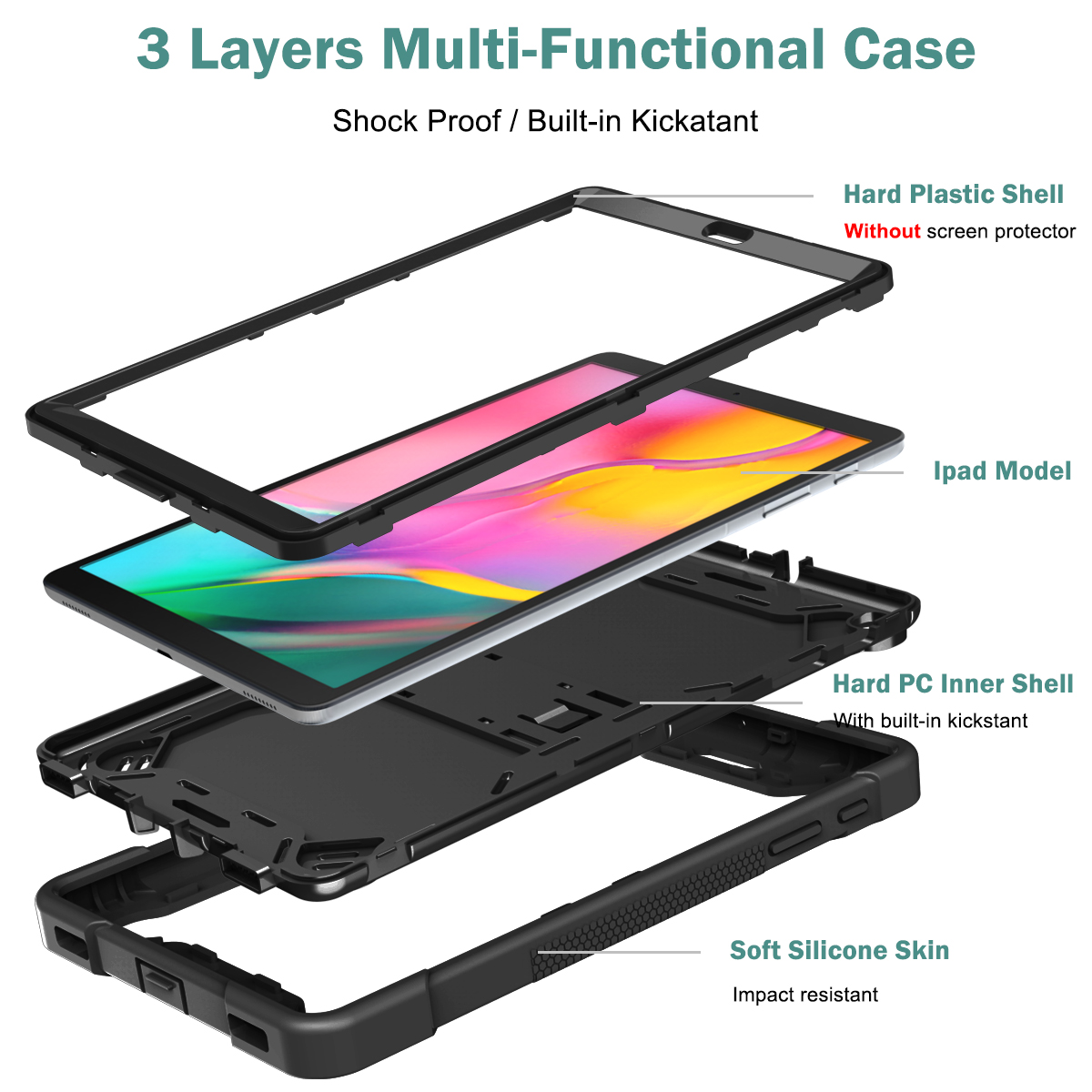 Casing sandaran tugas berat un - Vortex Tablet Accessories ulasan dan harga