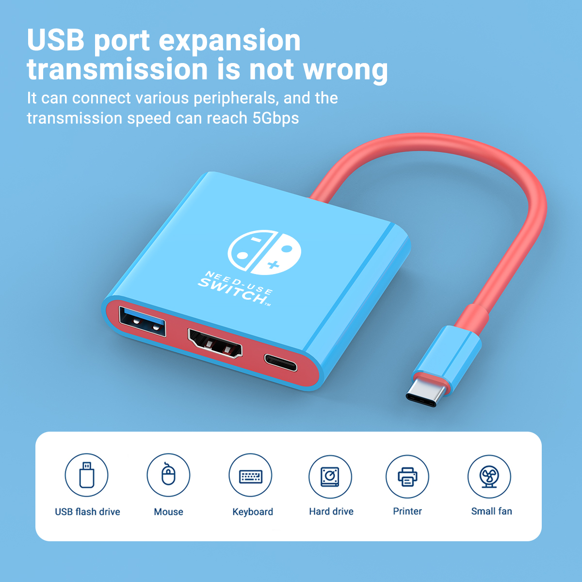 HUB USB C 3-in-1 Tipe-C ke HDM - Hdmi Adapter Tablet ulasan dan harga
