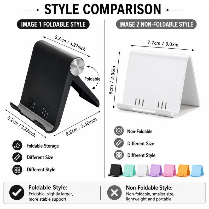 2 buah Penyangga Ponsel Lipat, - Essential Tablet Accessories ulasan dan harga