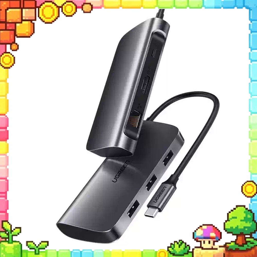 UGREEN 50771 6 in 1 USB C Hub  - Hdmi Adapter Tablet ulasan dan harga