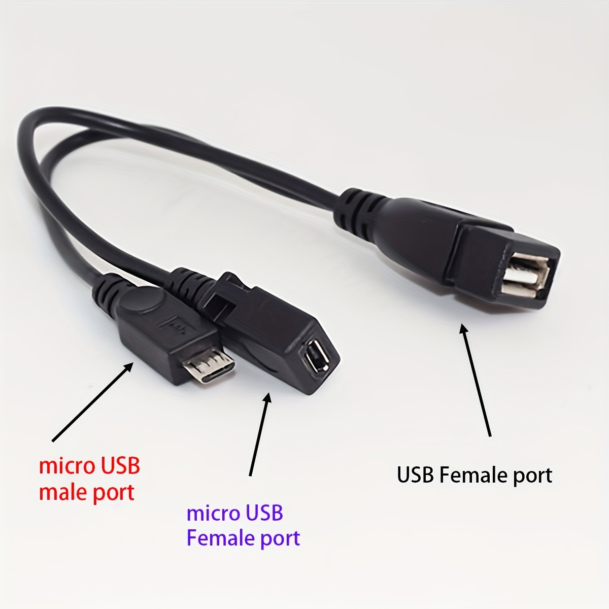 Adaptor Pemisah USB OTG 2-In-1 - Tablet Tech Accessories ulasan dan harga