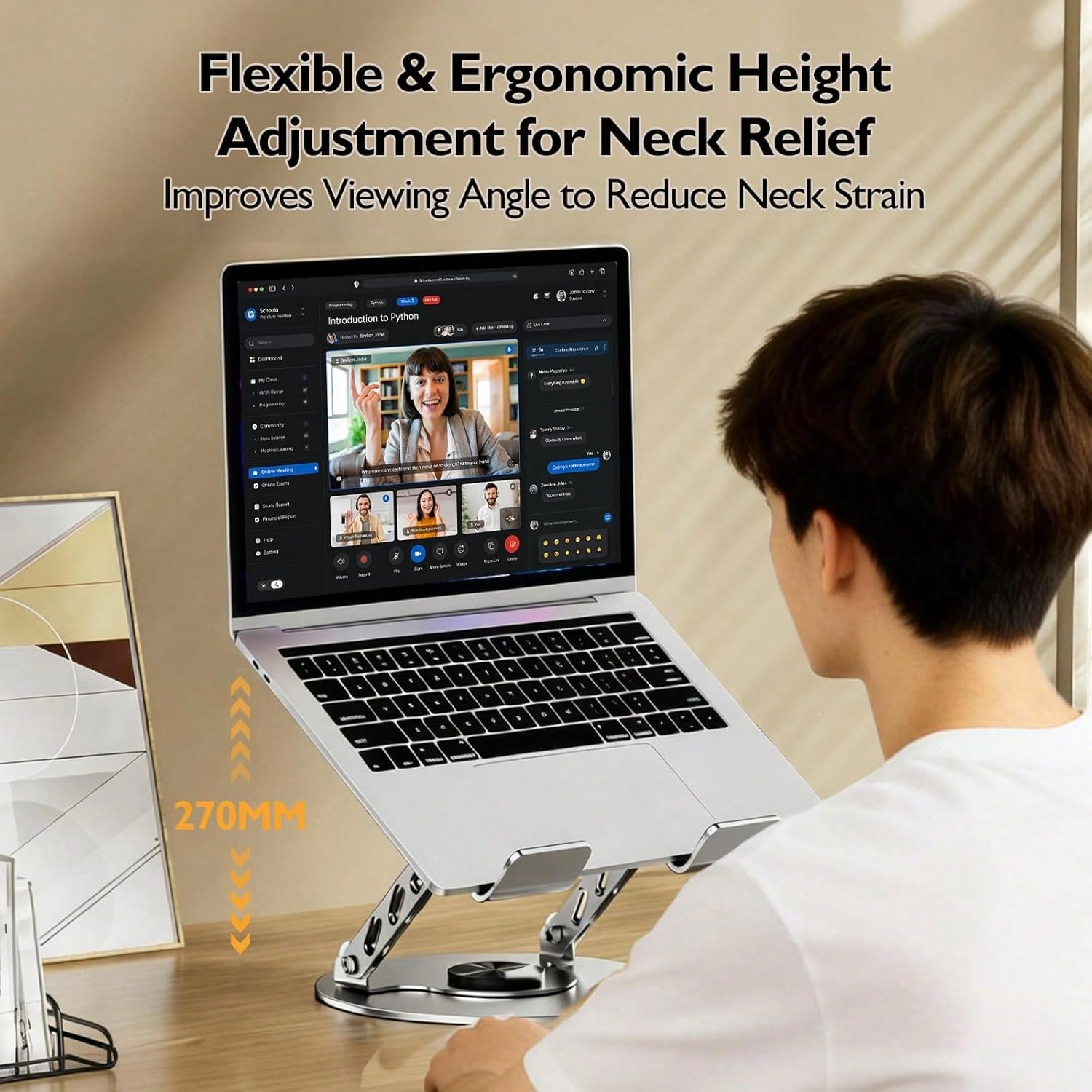 360 °   Dudukan Laptop Putar u - Tablet Lap Desk ulasan dan harga