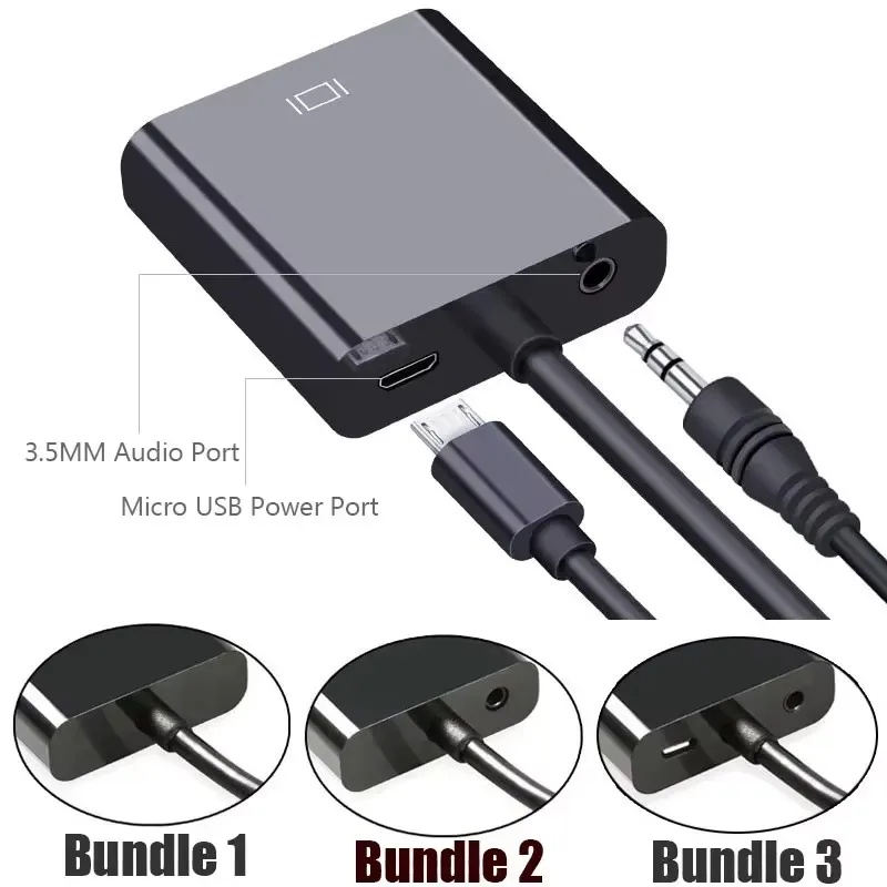 1-4 set Kabel Konverter HDMI k - Hdmi Adapter Tablet ulasan dan harga