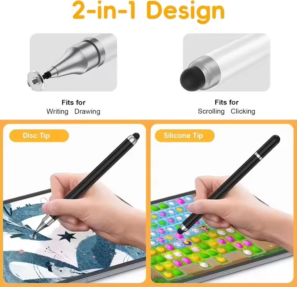 Pena Stylus Universal 2 in 1 u - Essential Tablet Accessories ulasan dan harga
